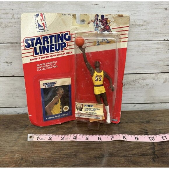 1988 KAREEM ABDUL-JABBAR #33 Los Angeles Lakers 1st Starting Lineup - Picture 1 of 8